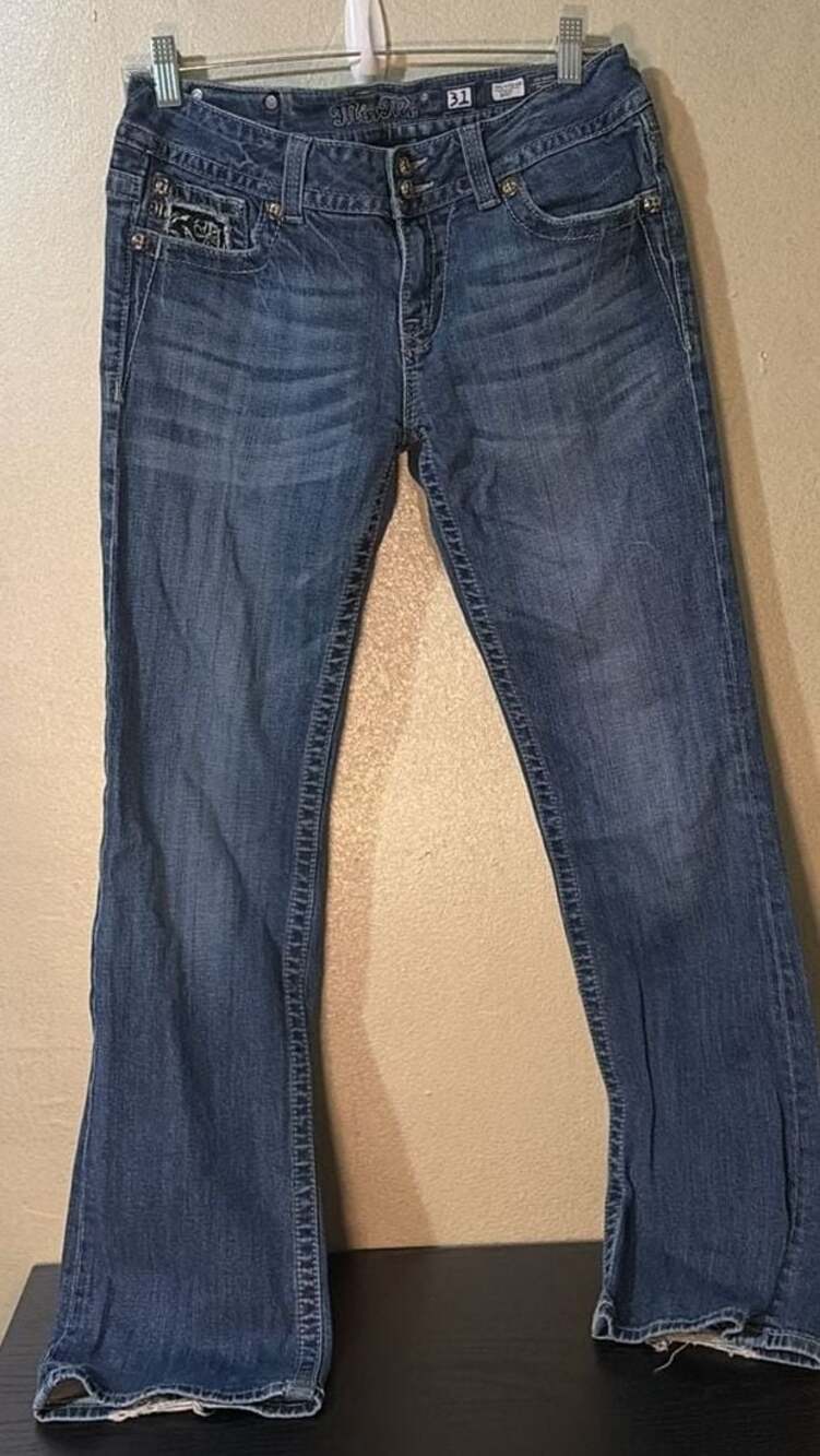 Miss Me JP5002-GR Boot Cut Jeans Size 31